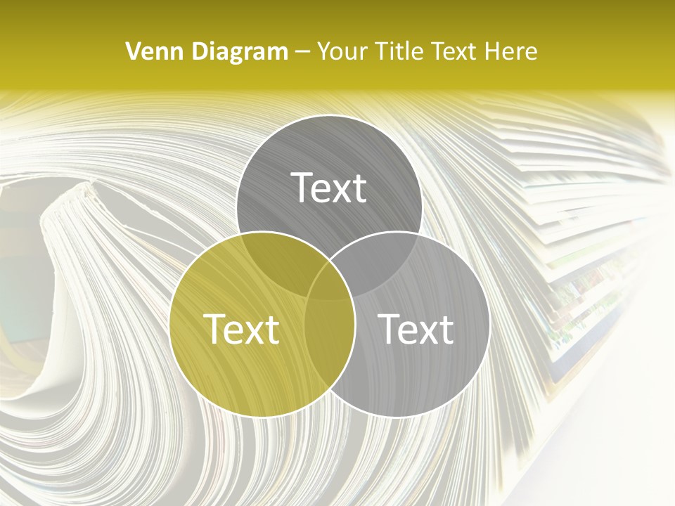 Magazine Rolled PowerPoint Template