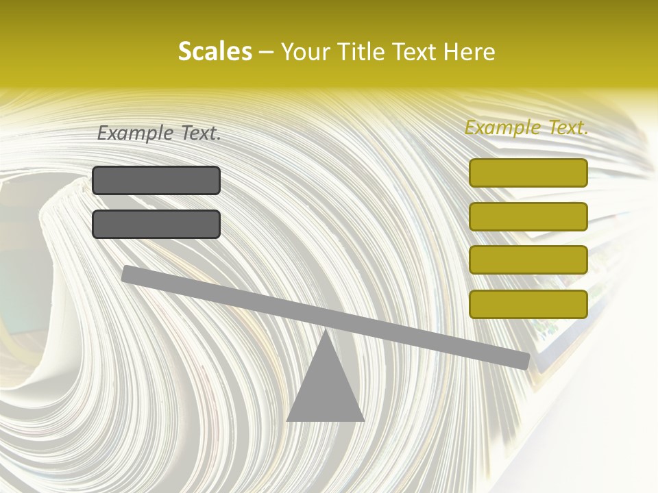 Magazine Rolled PowerPoint Template