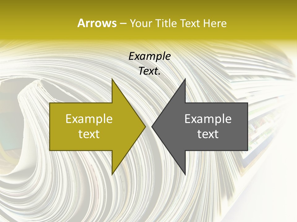 Magazine Rolled PowerPoint Template