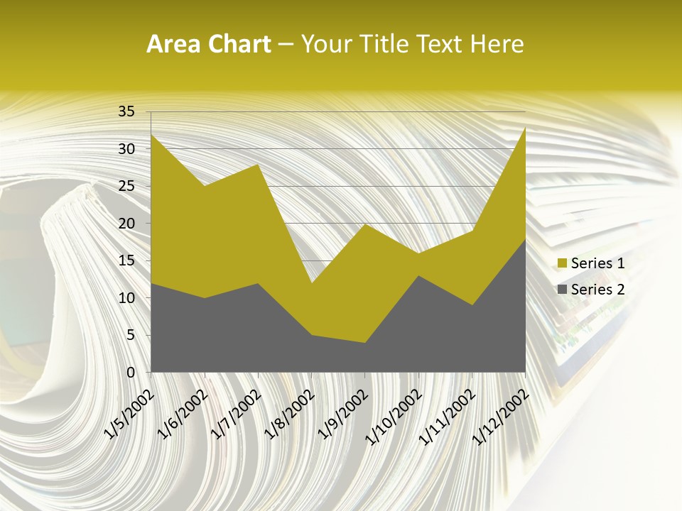 Magazine Rolled PowerPoint Template