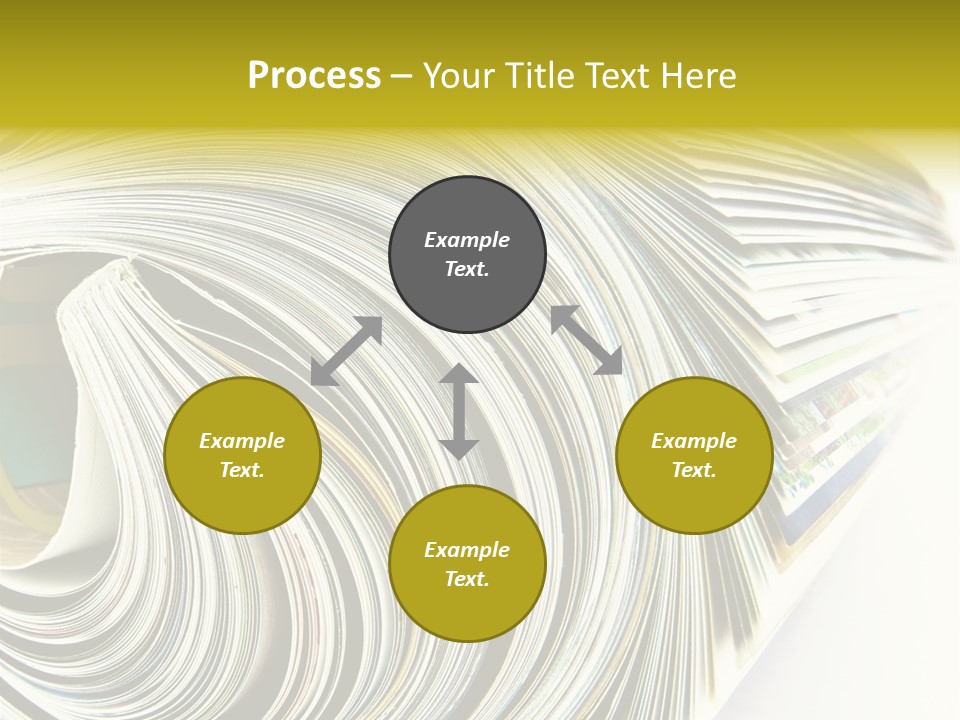 Magazine Rolled PowerPoint Template