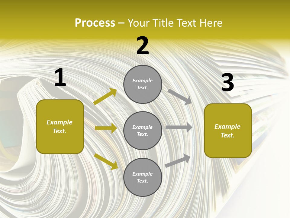 Magazine Rolled PowerPoint Template