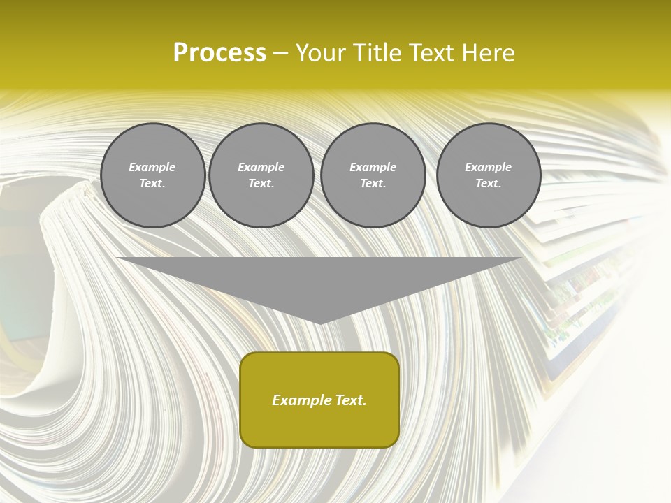 Magazine Rolled PowerPoint Template