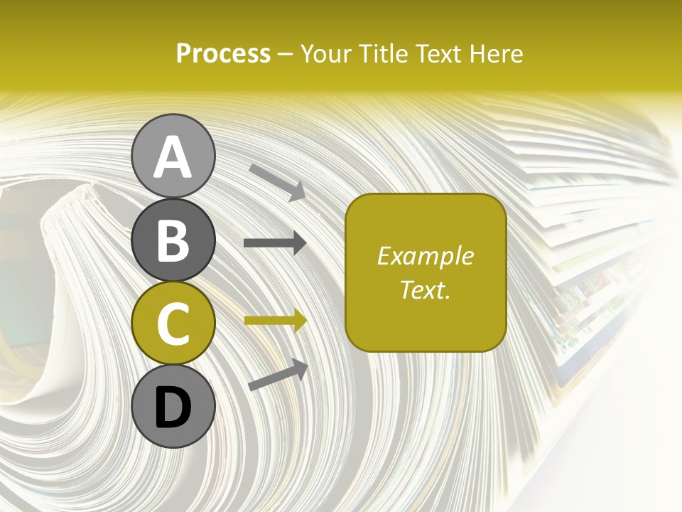 Magazine Rolled PowerPoint Template