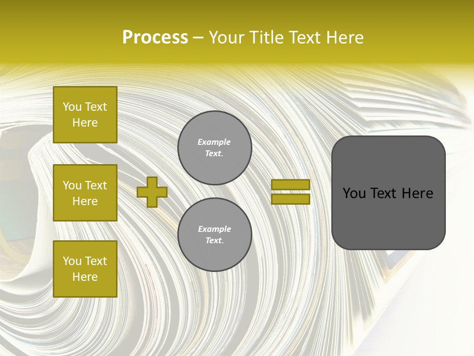 Magazine Rolled PowerPoint Template