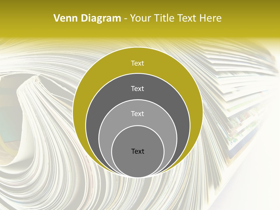 Magazine Rolled PowerPoint Template