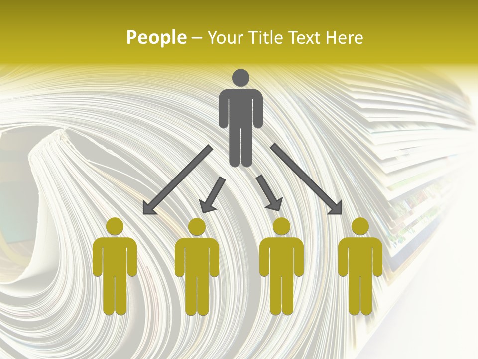 Magazine Rolled PowerPoint Template