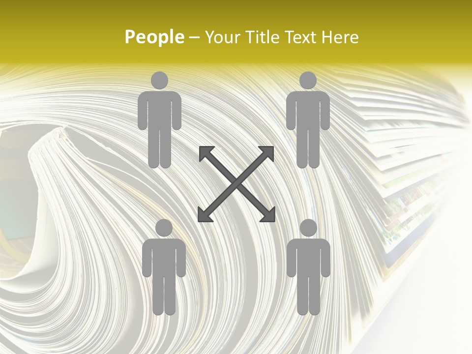 Magazine Rolled PowerPoint Template
