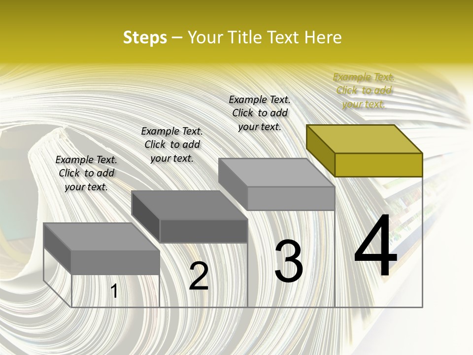 Magazine Rolled PowerPoint Template