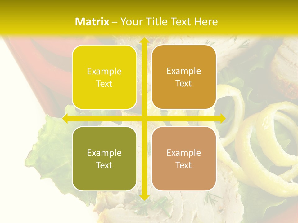 Natural Meal Pepper PowerPoint Template