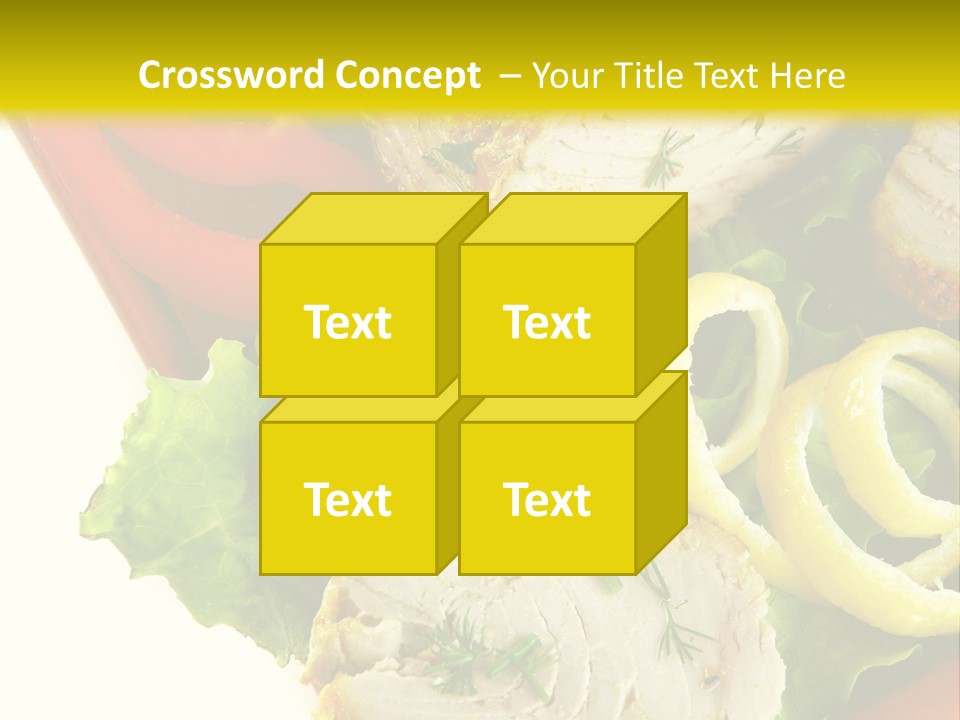 Natural Meal Pepper PowerPoint Template