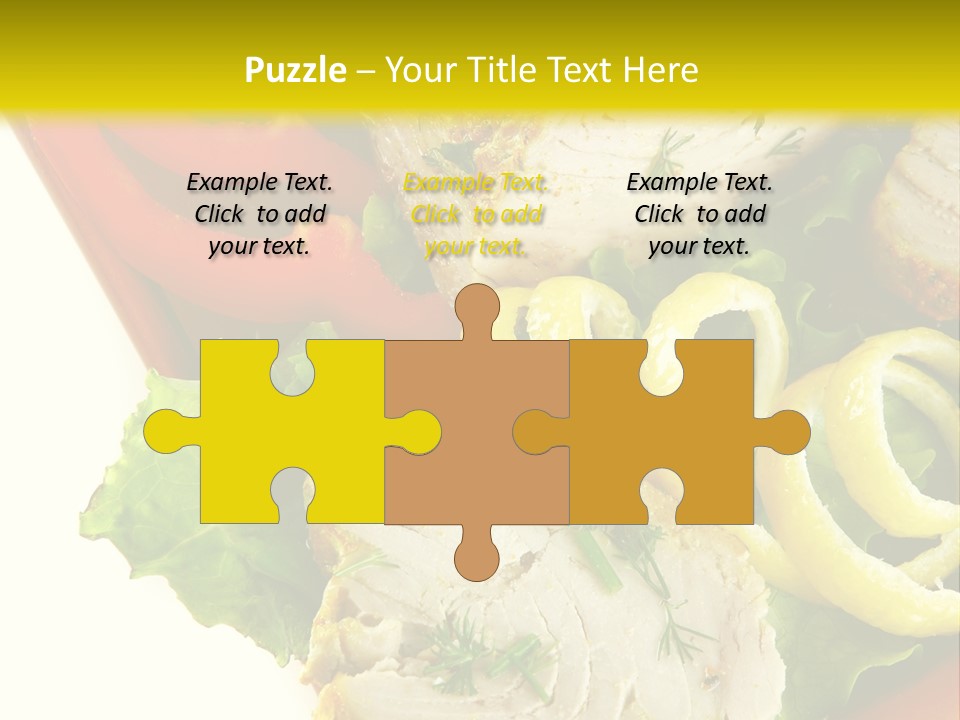 Natural Meal Pepper PowerPoint Template