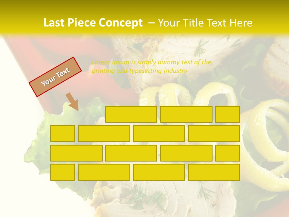 Natural Meal Pepper PowerPoint Template