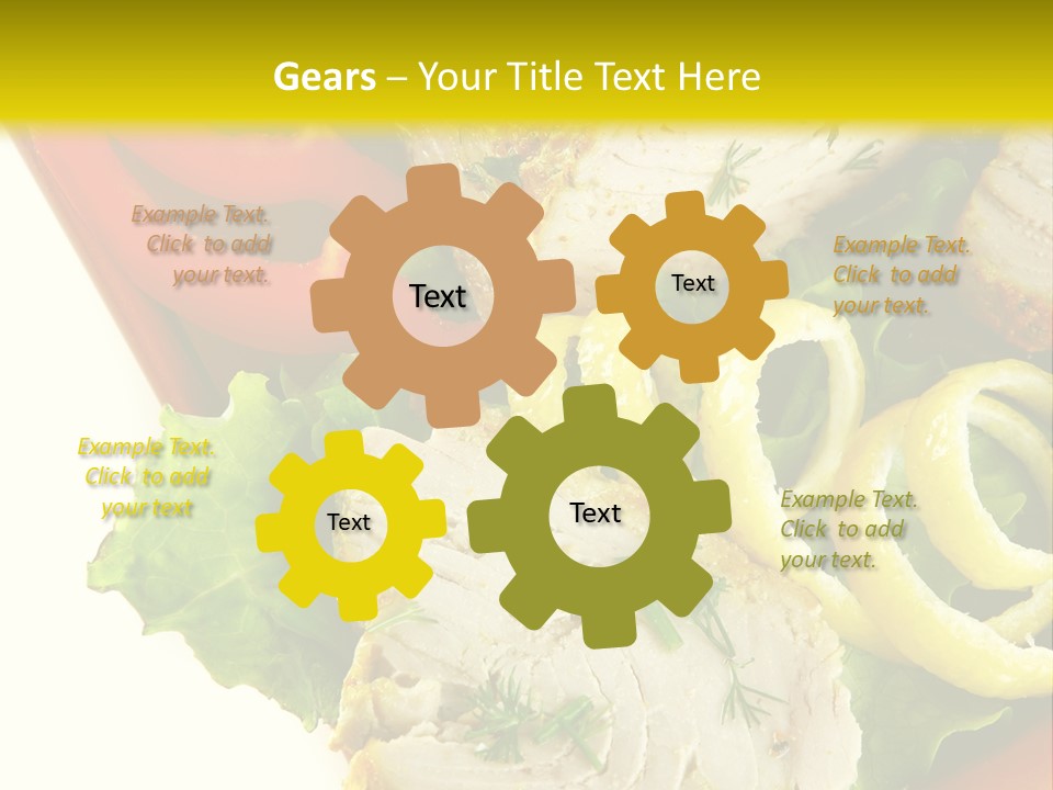 Natural Meal Pepper PowerPoint Template