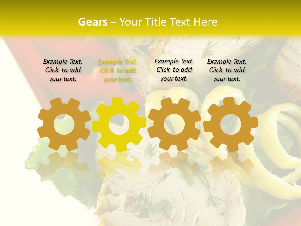 Natural Meal Pepper PowerPoint Template