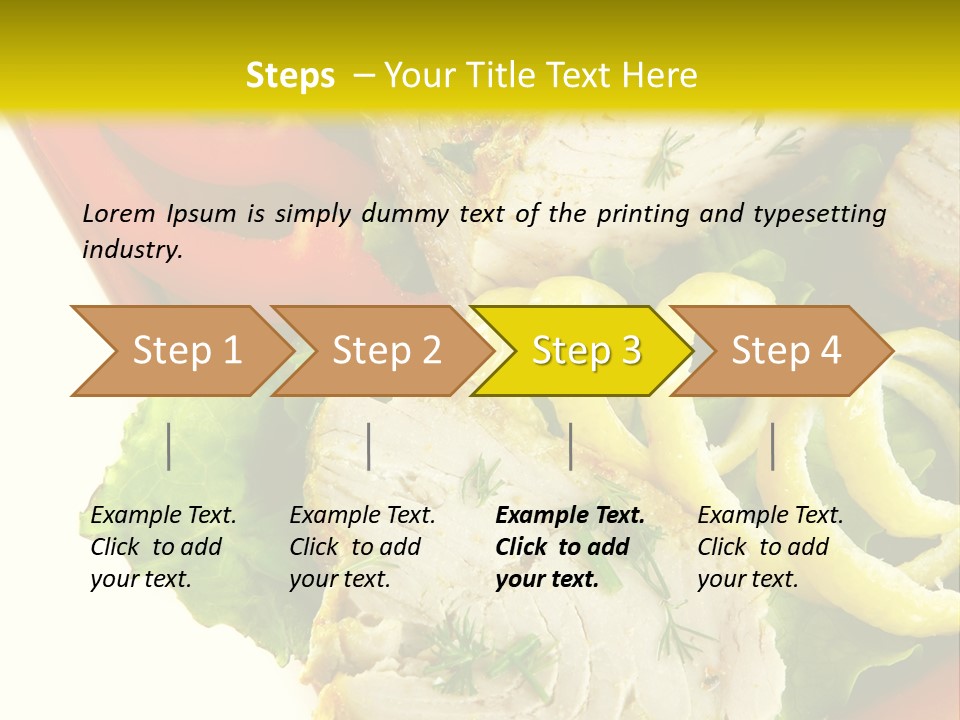 Natural Meal Pepper PowerPoint Template