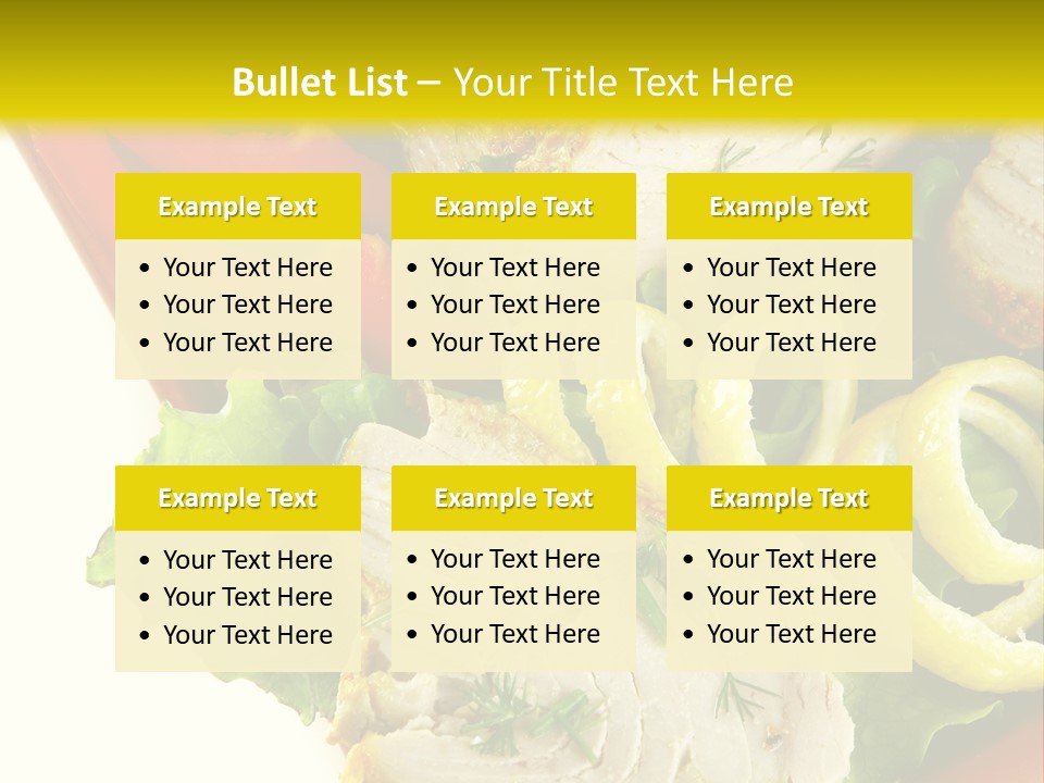 Natural Meal Pepper PowerPoint Template