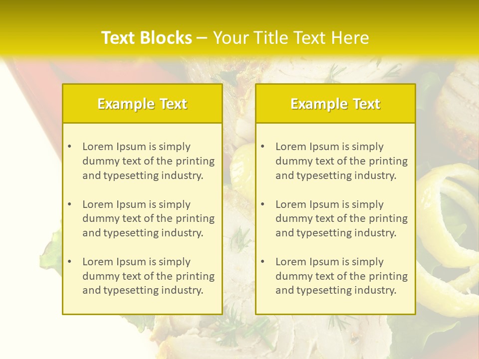 Natural Meal Pepper PowerPoint Template