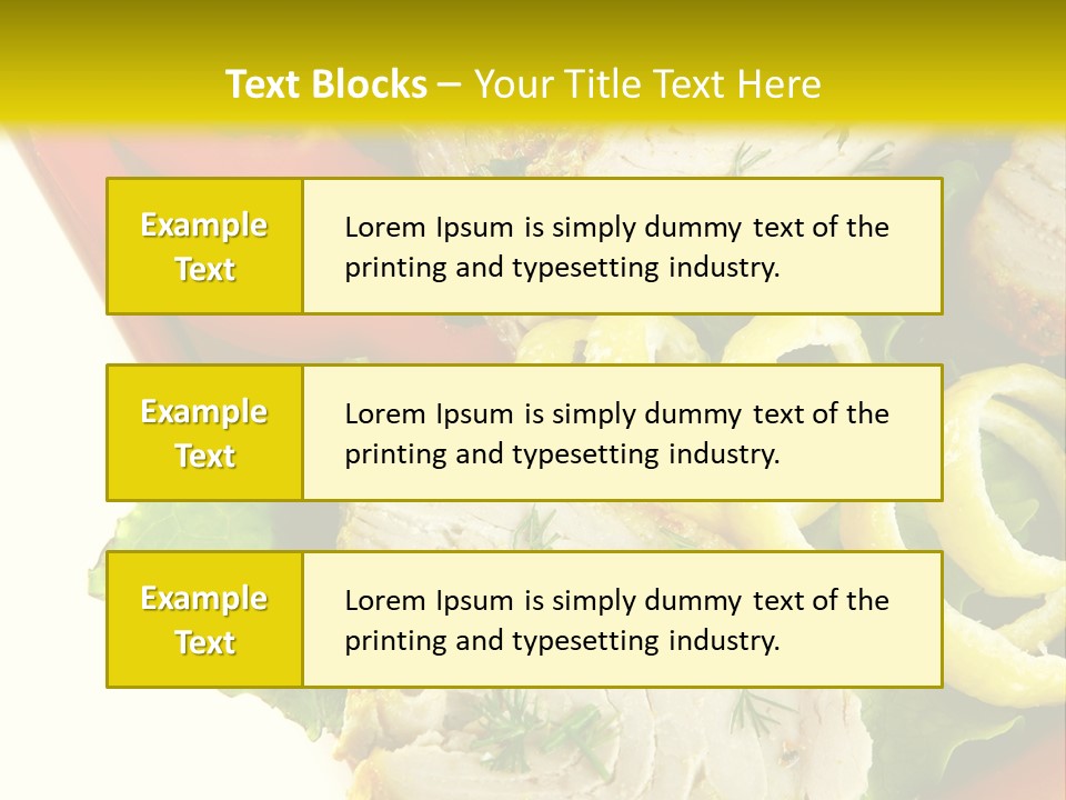 Natural Meal Pepper PowerPoint Template