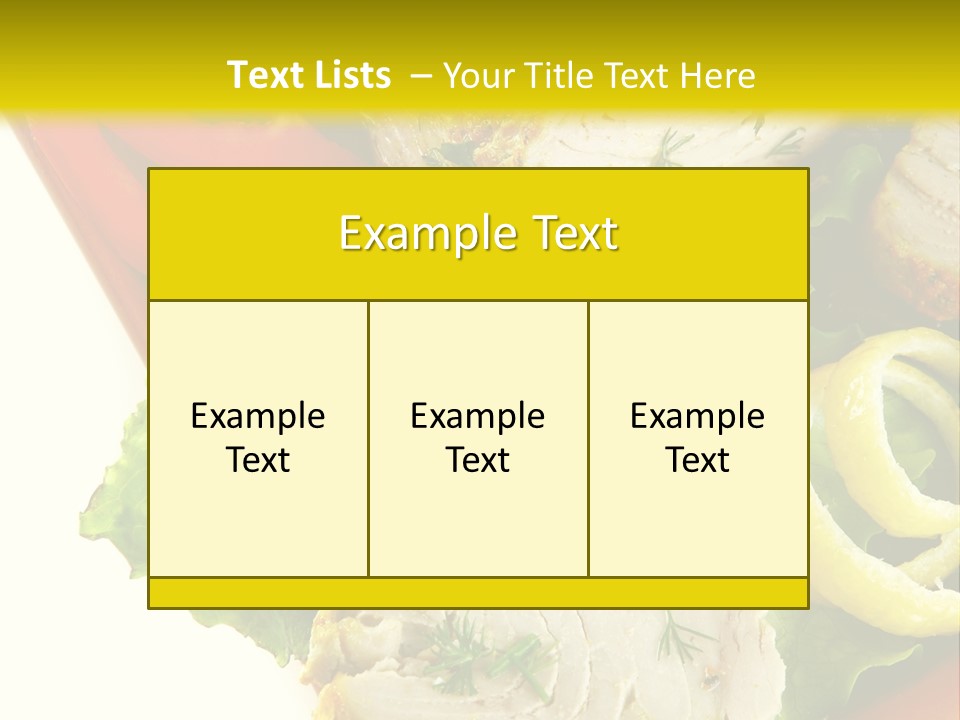Natural Meal Pepper PowerPoint Template