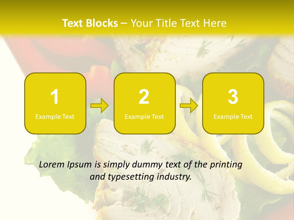 Natural Meal Pepper PowerPoint Template