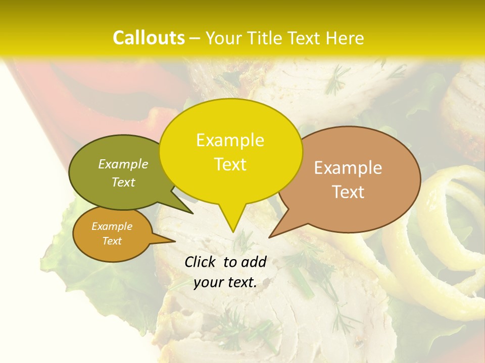 Natural Meal Pepper PowerPoint Template