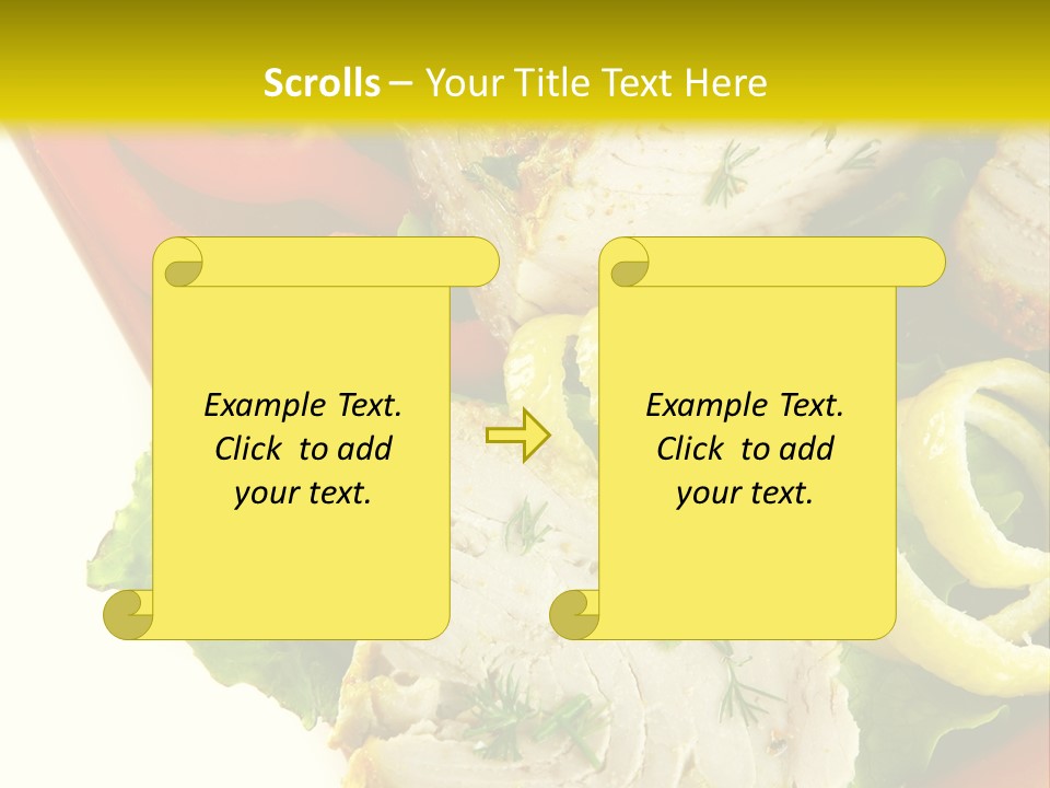 Natural Meal Pepper PowerPoint Template