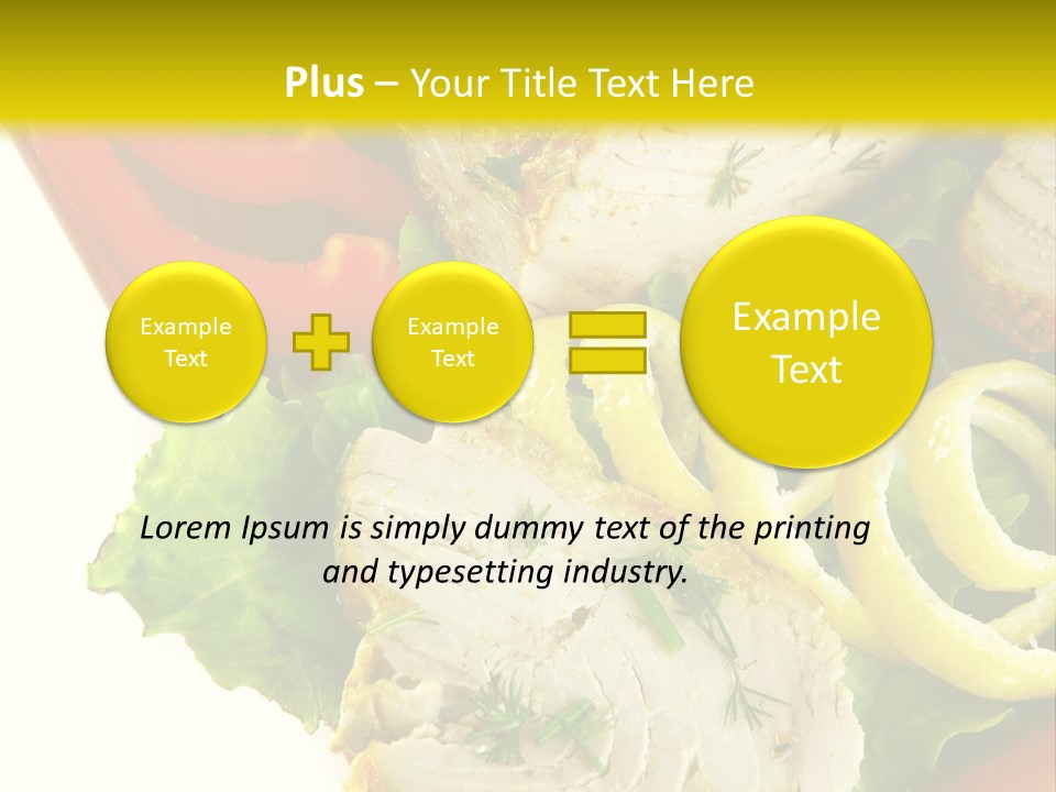 Natural Meal Pepper PowerPoint Template