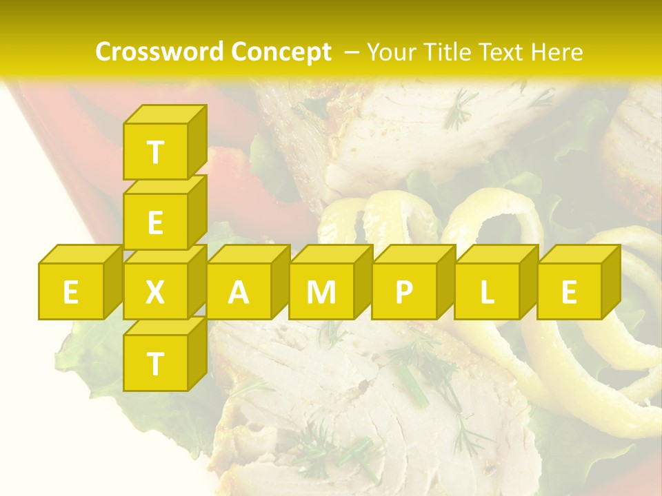 Natural Meal Pepper PowerPoint Template