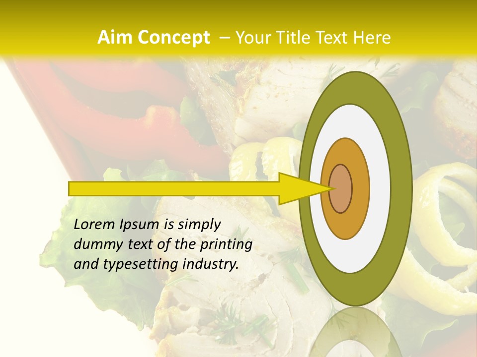 Natural Meal Pepper PowerPoint Template