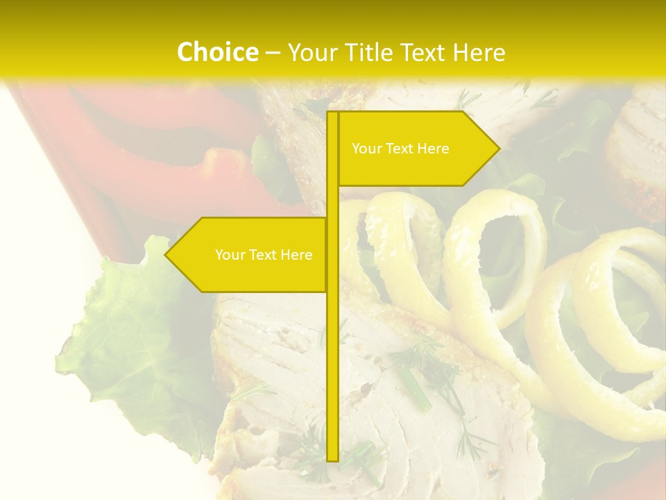 Natural Meal Pepper PowerPoint Template