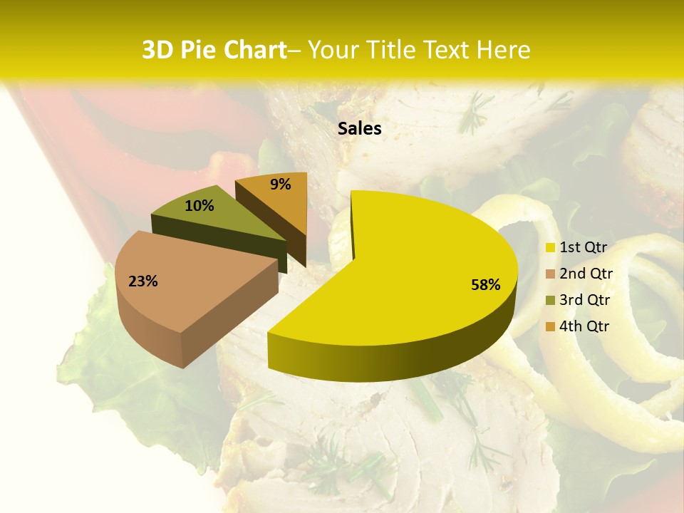 Natural Meal Pepper PowerPoint Template