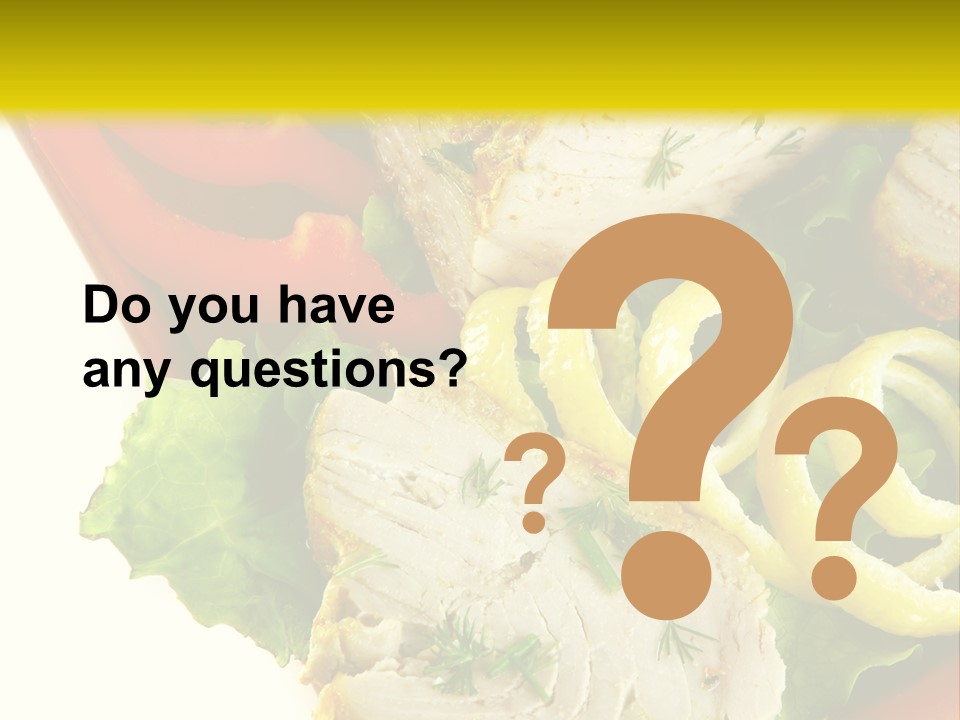 Natural Meal Pepper PowerPoint Template