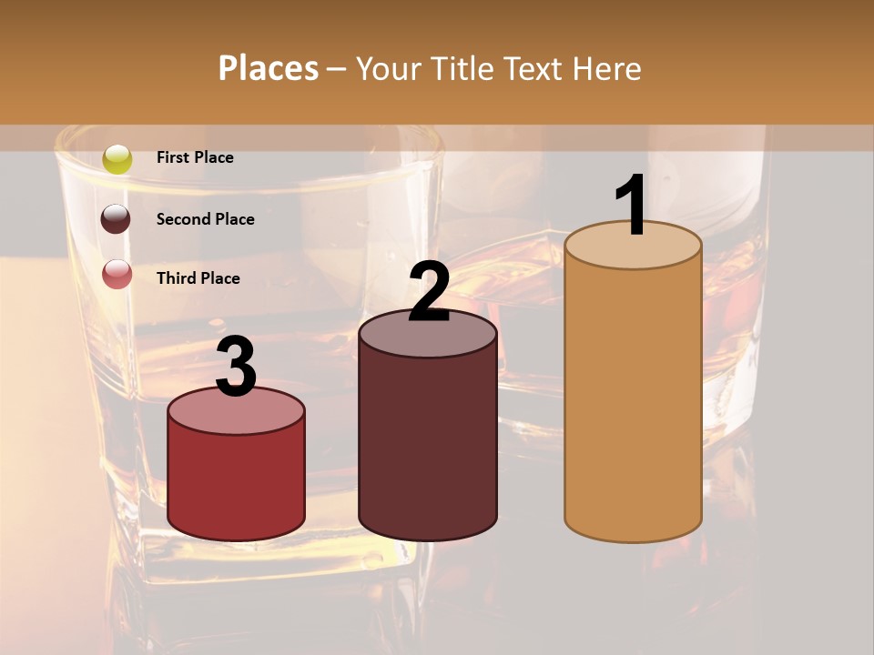 Beverage Brandy Reflex PowerPoint Template