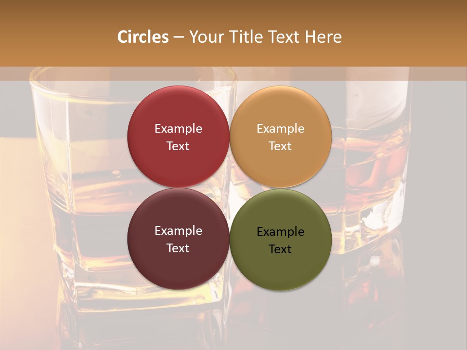 Beverage Brandy Reflex PowerPoint Template
