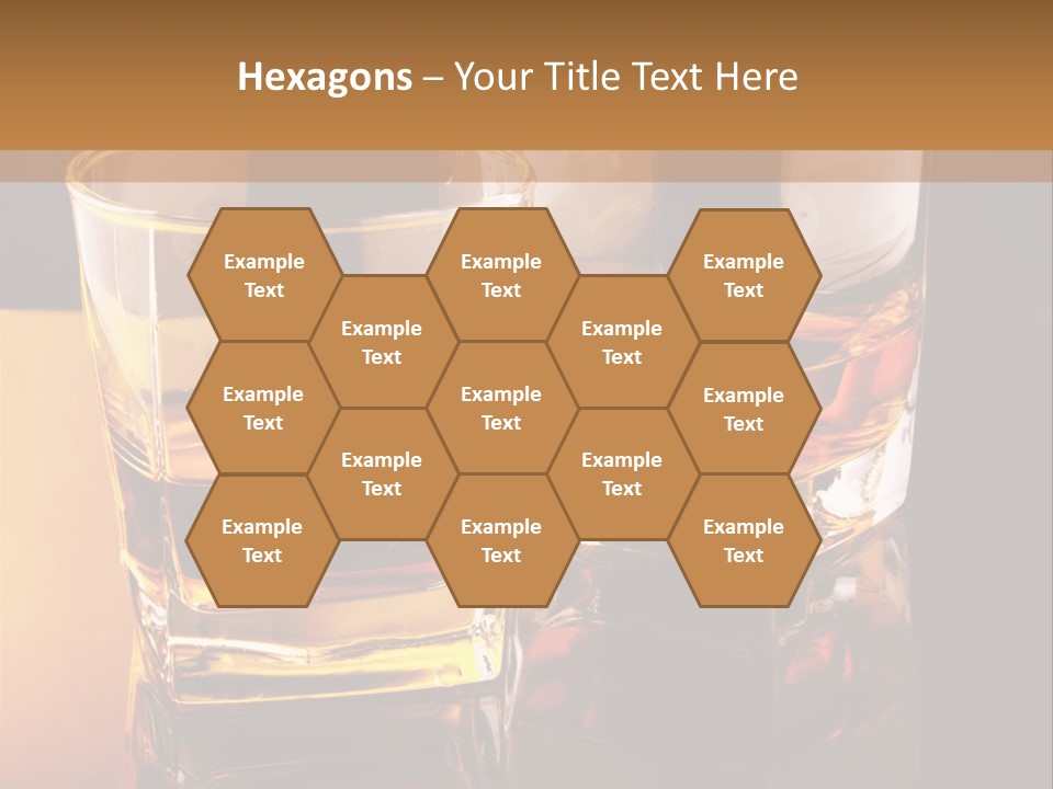 Beverage Brandy Reflex PowerPoint Template