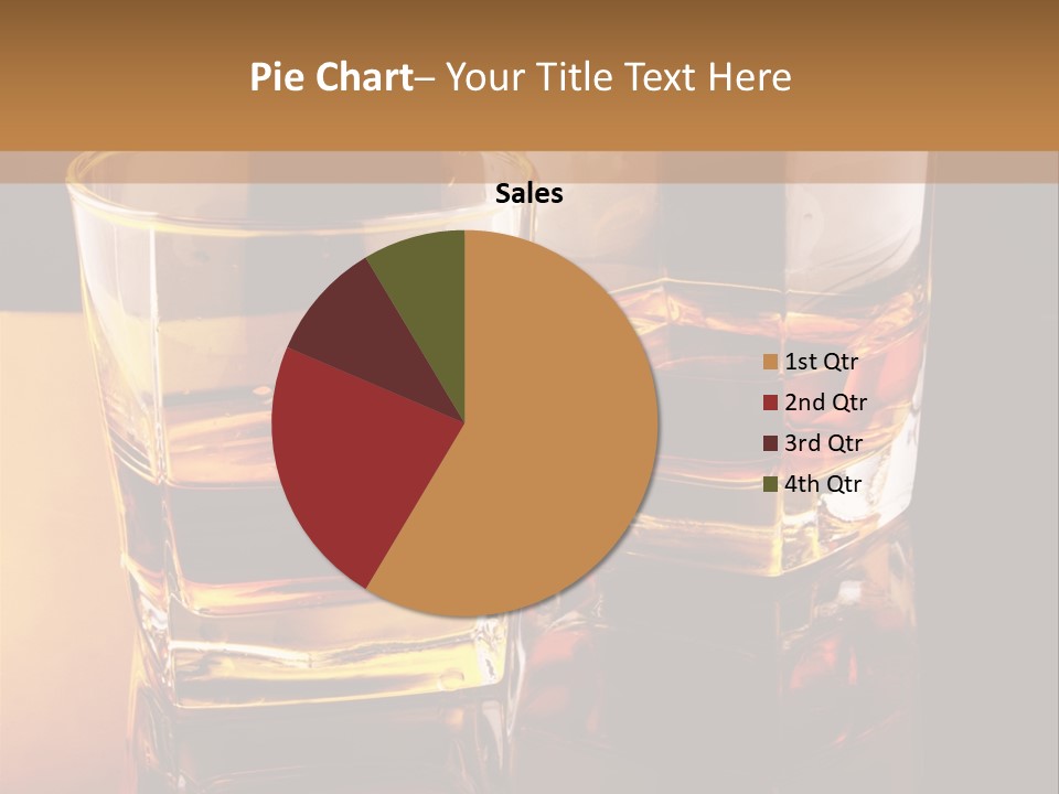 Beverage Brandy Reflex PowerPoint Template
