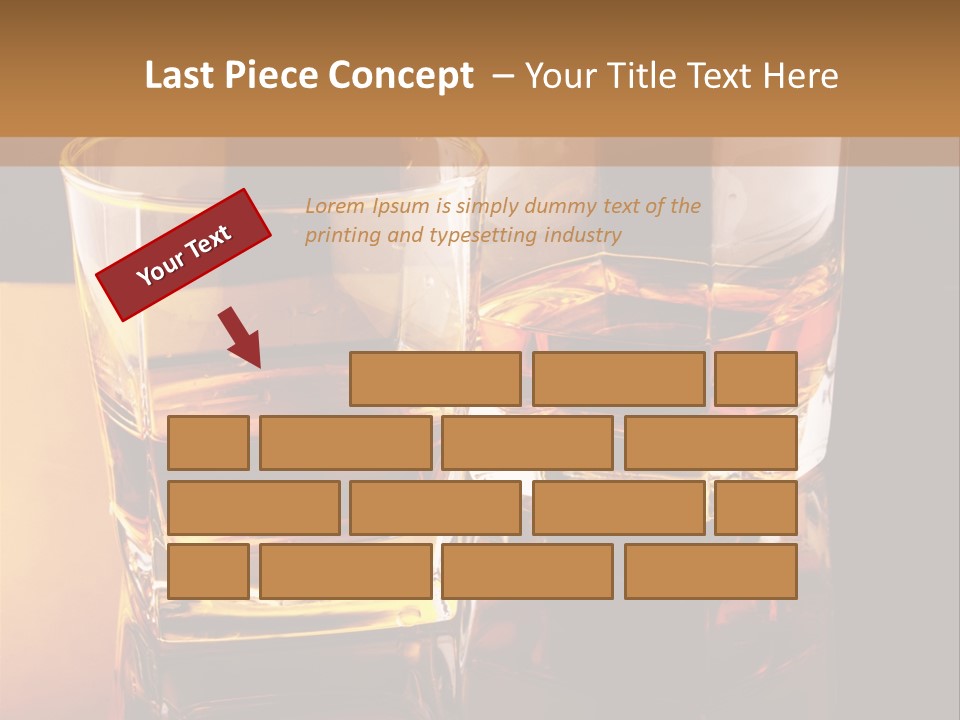 Beverage Brandy Reflex PowerPoint Template