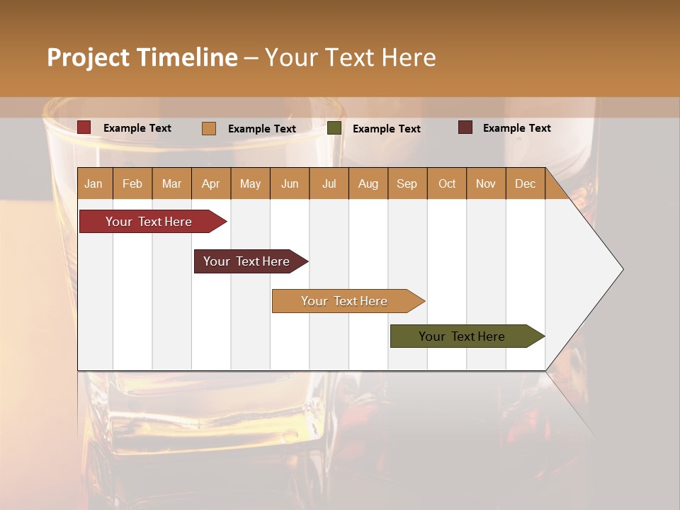 Beverage Brandy Reflex PowerPoint Template