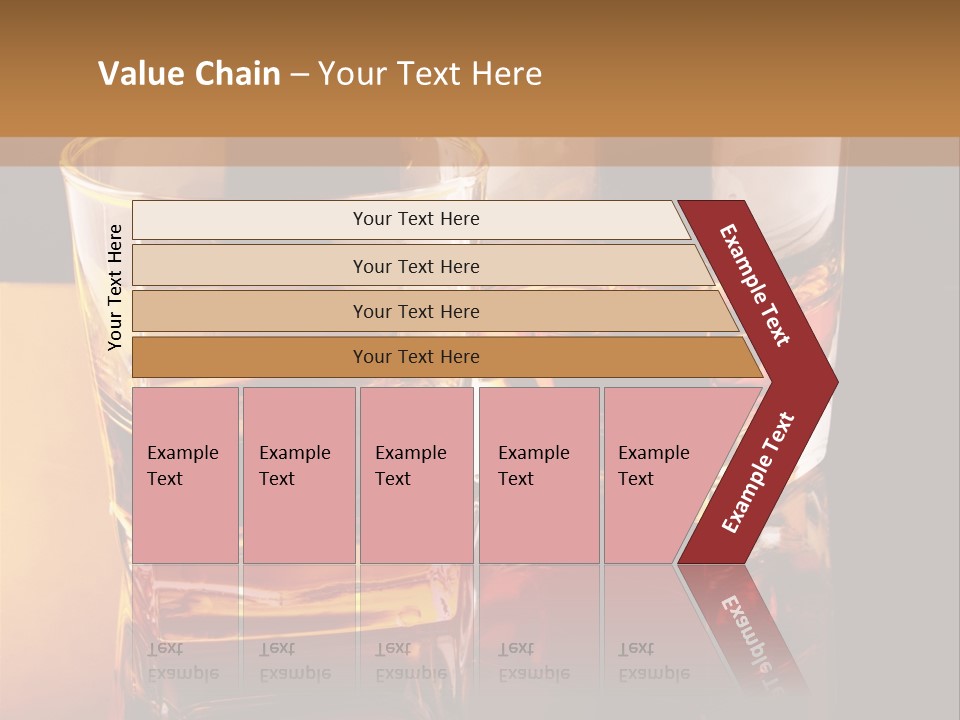 Beverage Brandy Reflex PowerPoint Template