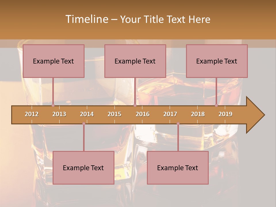 Beverage Brandy Reflex PowerPoint Template