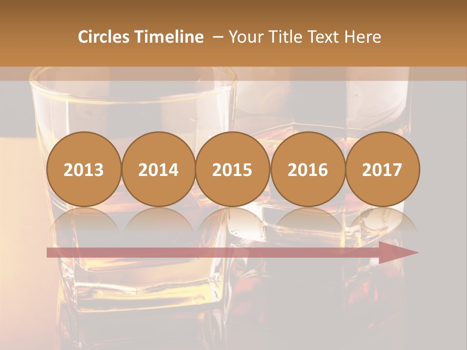 Beverage Brandy Reflex PowerPoint Template