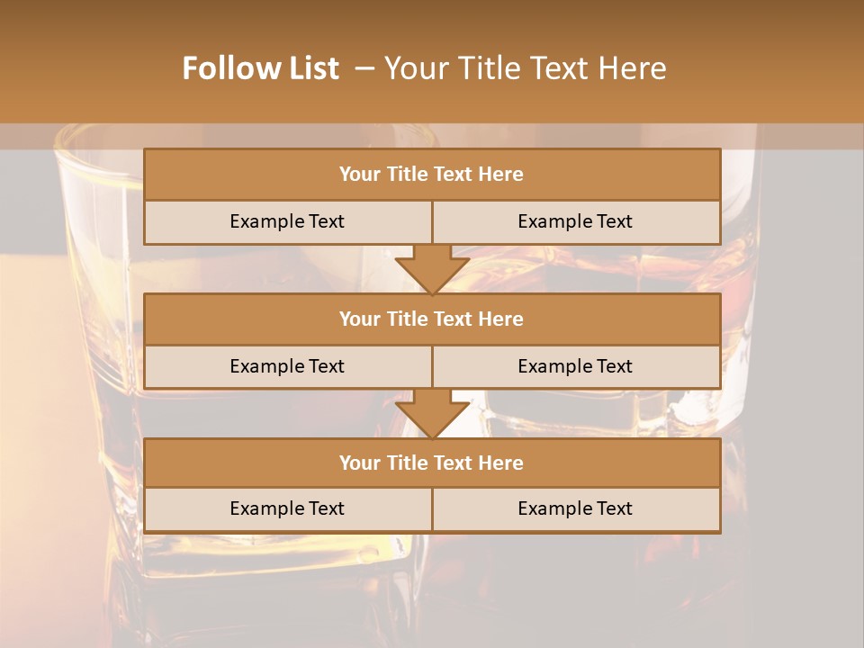 Beverage Brandy Reflex PowerPoint Template