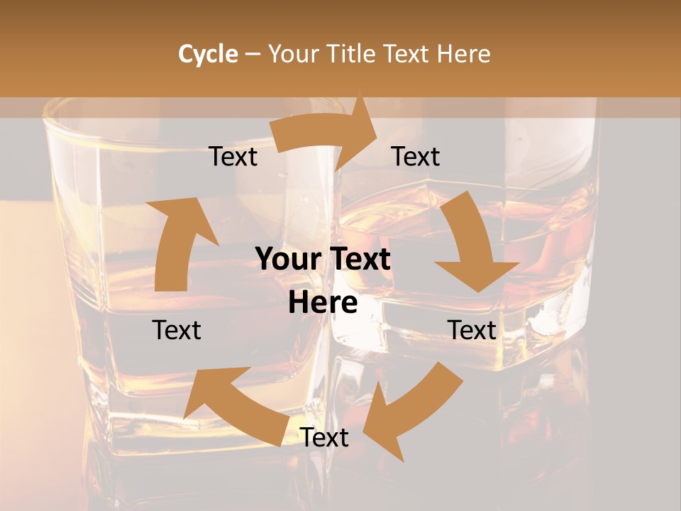 Beverage Brandy Reflex PowerPoint Template