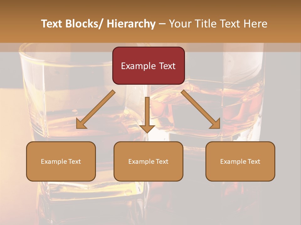 Beverage Brandy Reflex PowerPoint Template