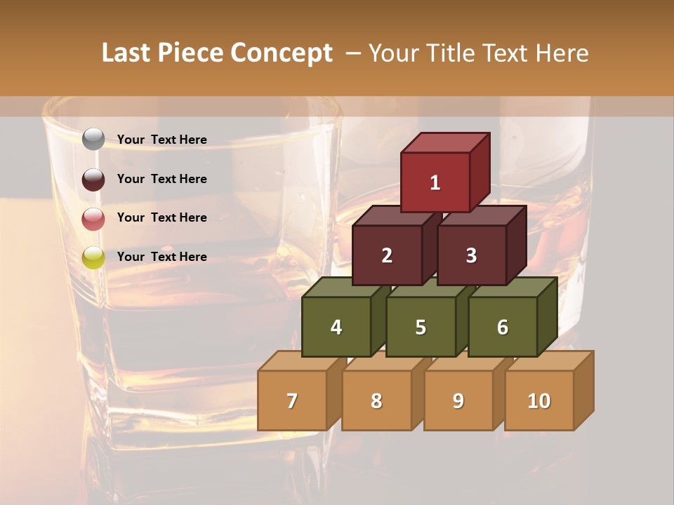 Beverage Brandy Reflex PowerPoint Template