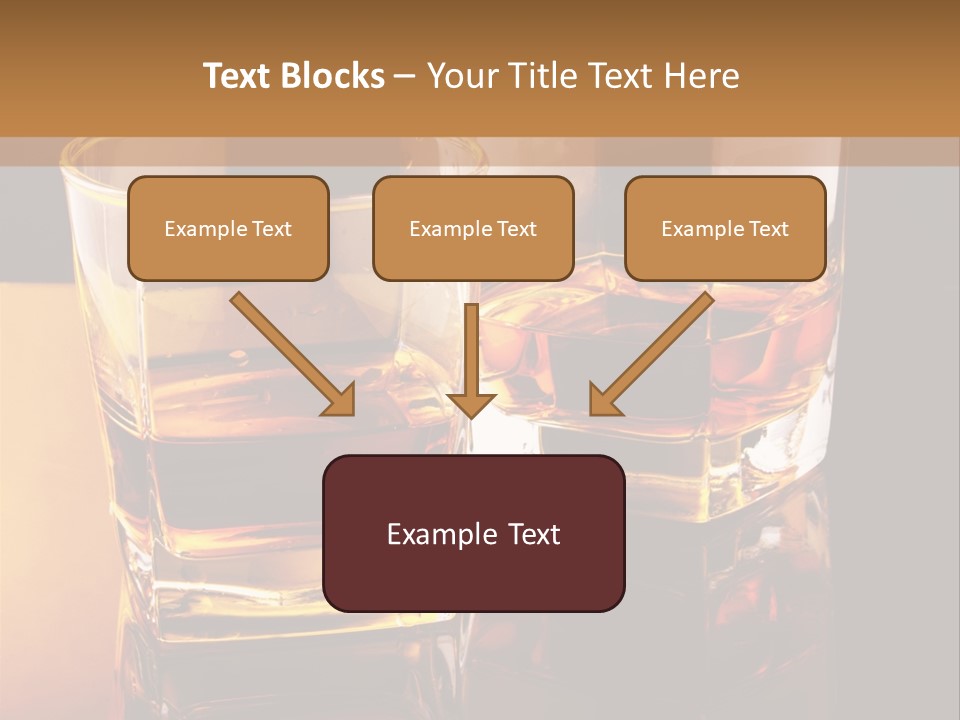 Beverage Brandy Reflex PowerPoint Template