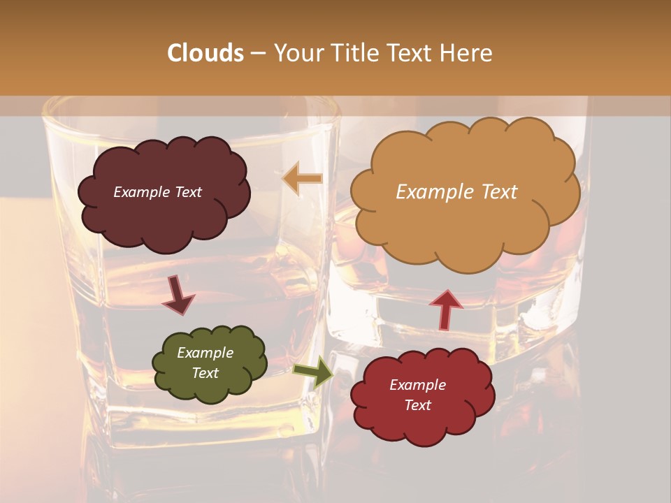 Beverage Brandy Reflex PowerPoint Template