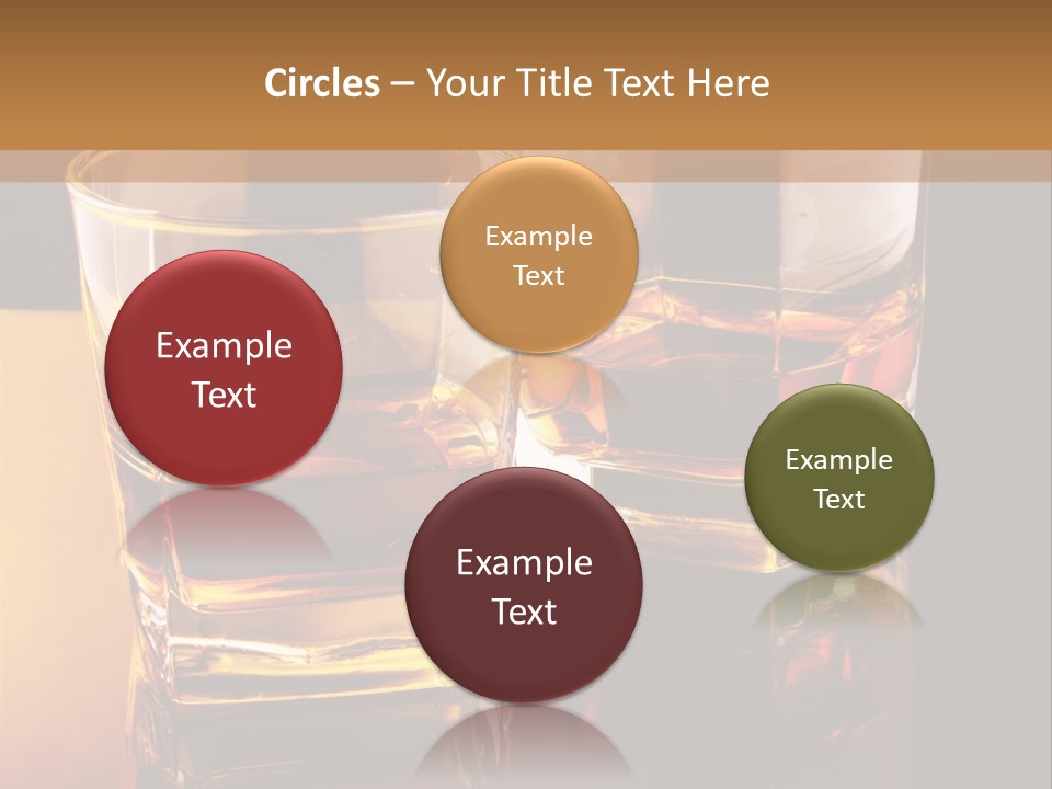Beverage Brandy Reflex PowerPoint Template