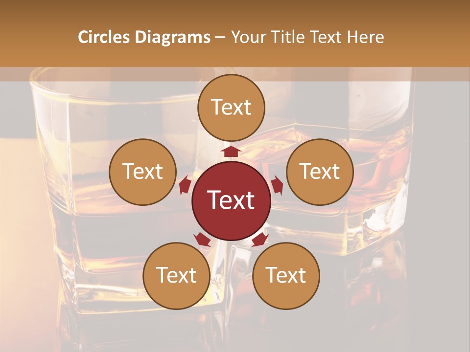 Beverage Brandy Reflex PowerPoint Template